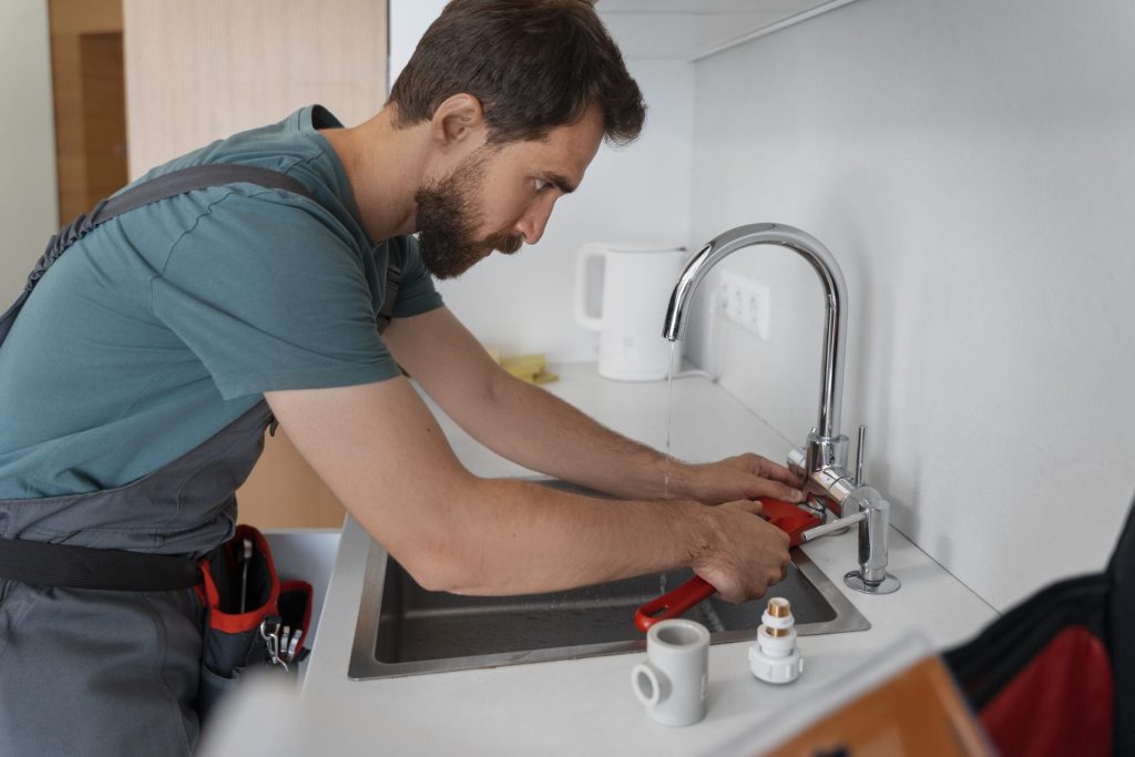 plumber consultation with customer